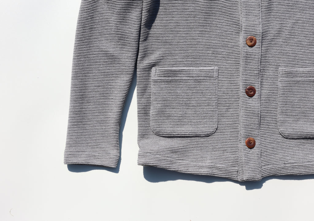 Shawl Collar Jacket Gray