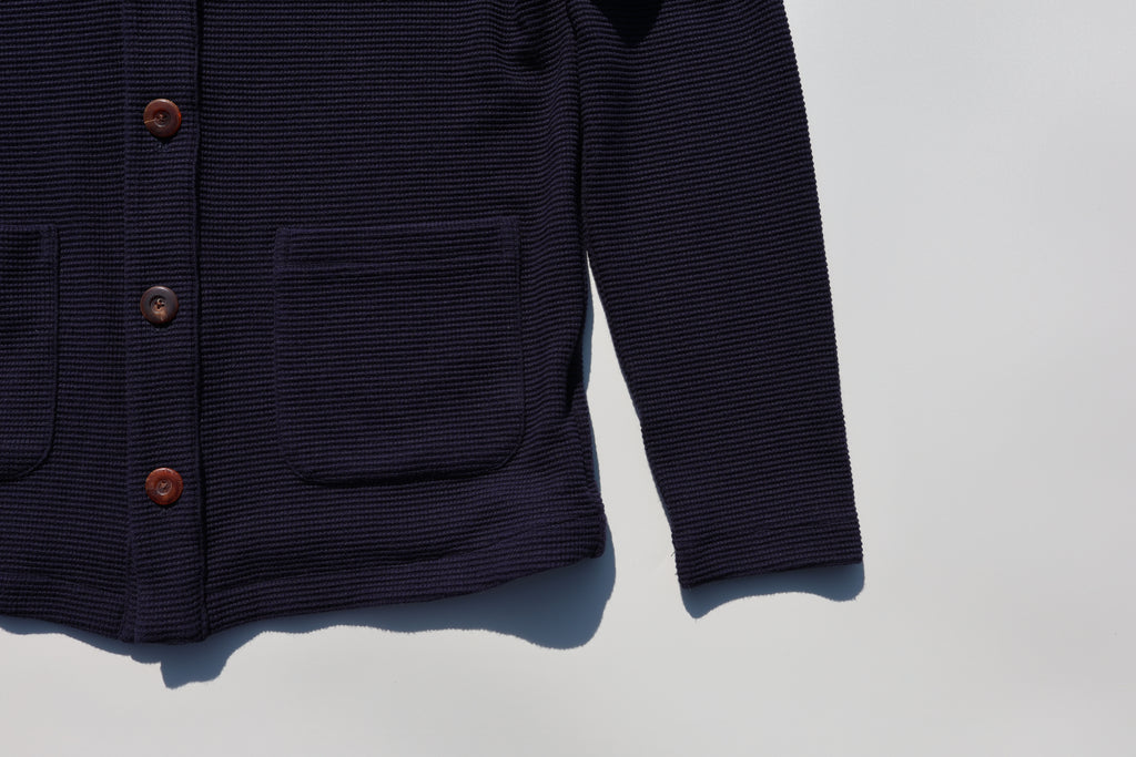 Shawl Collar Jacket Navy