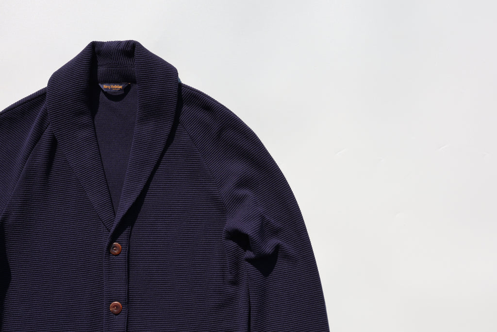 Shawl Collar Jacket Navy