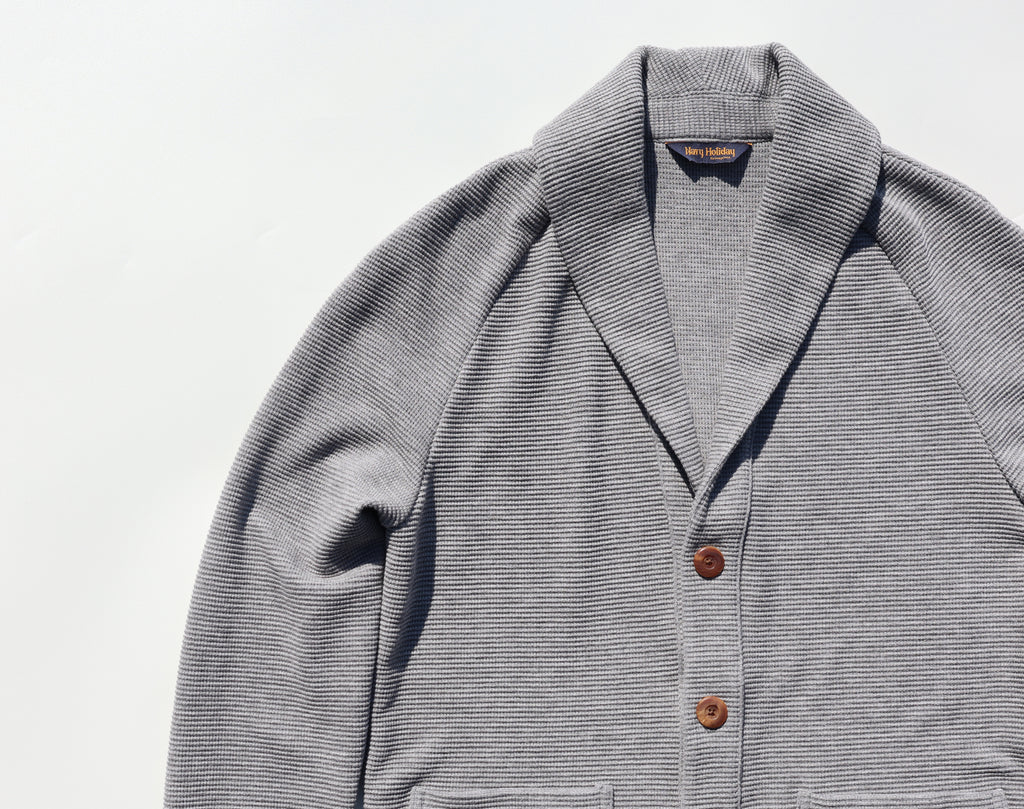 Shawl Collar Jacket Gray