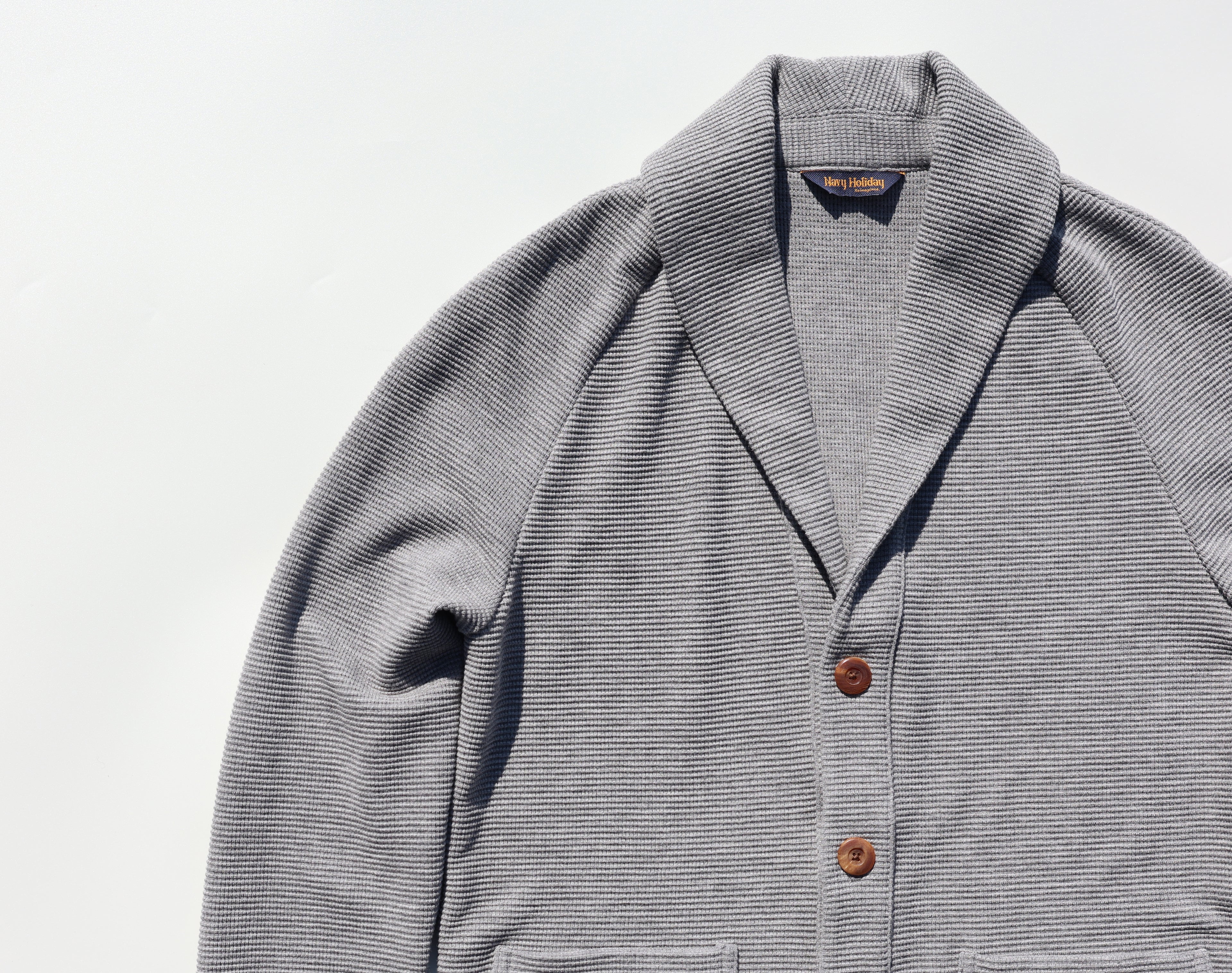 Shawl Collar Jacket Gray