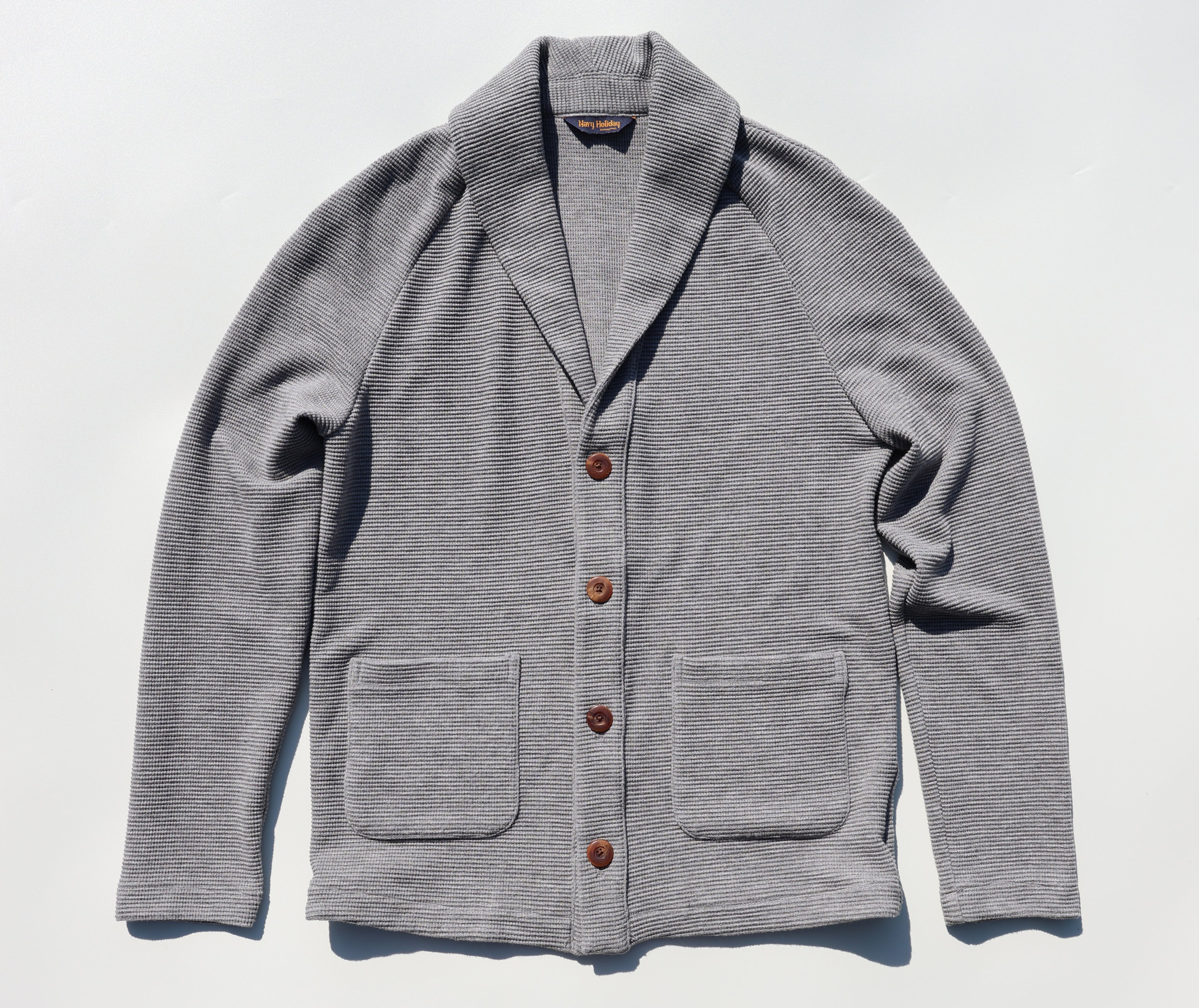 Shawl Collar Jacket Gray