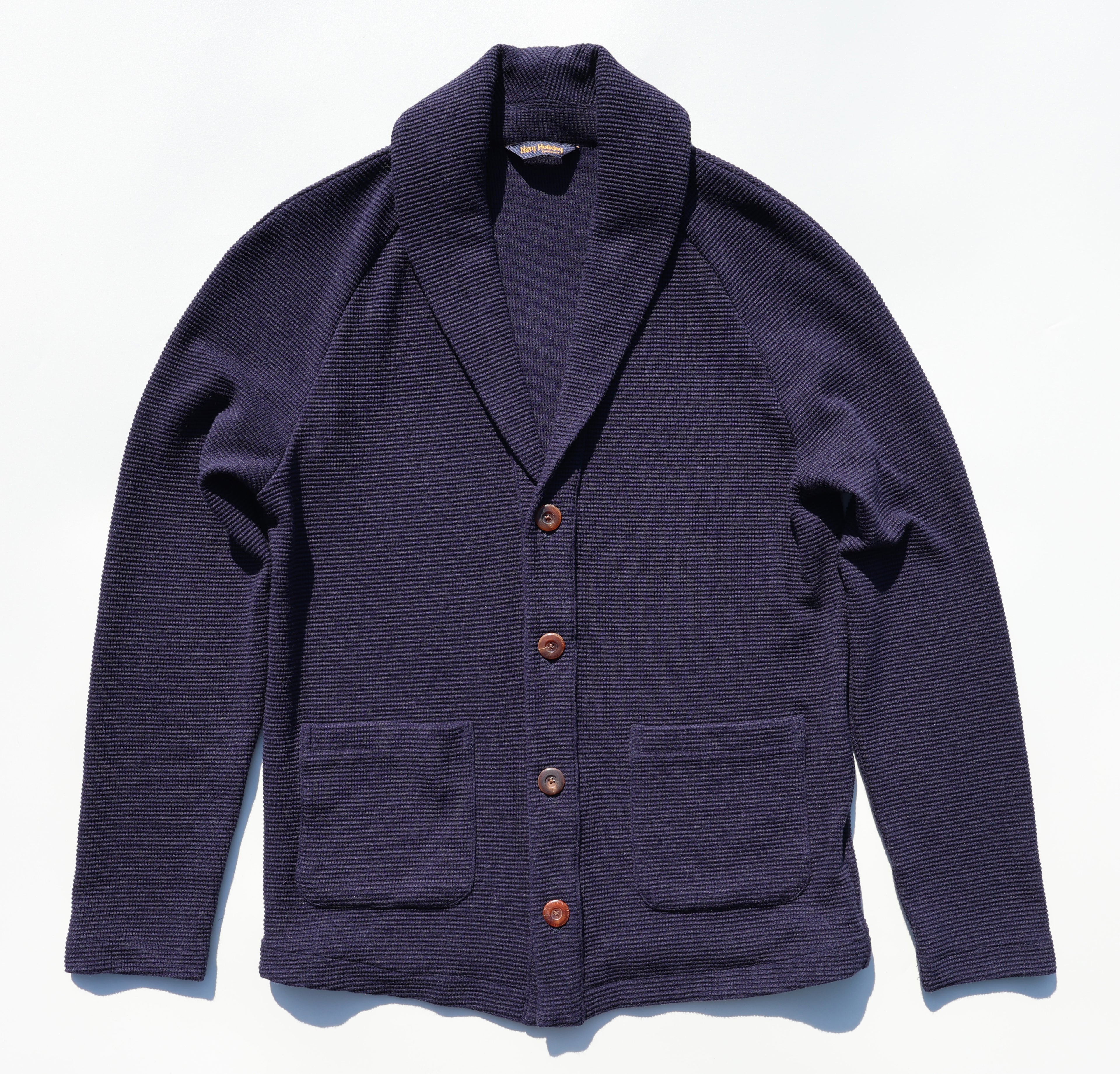 Shawl Collar Jacket Navy