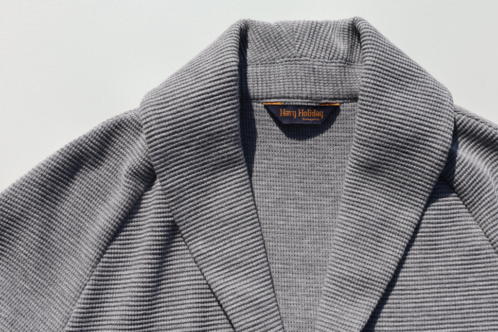Shawl Collar Jacket Gray