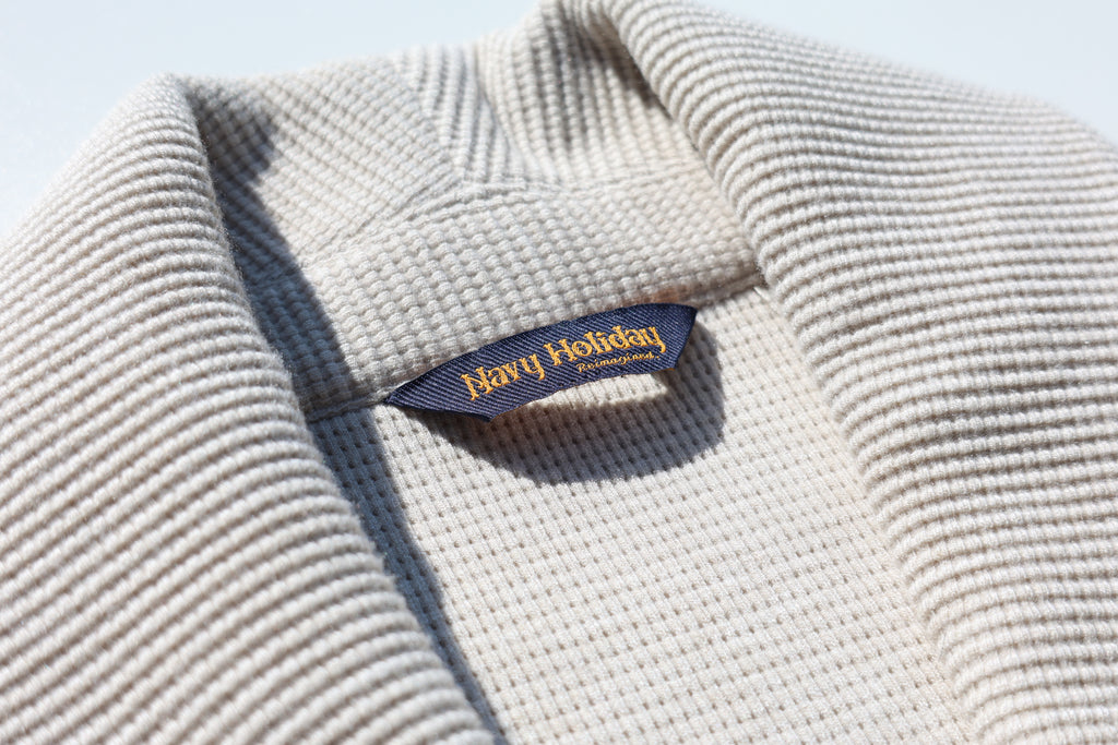 Shawl Collar Jacket Beige