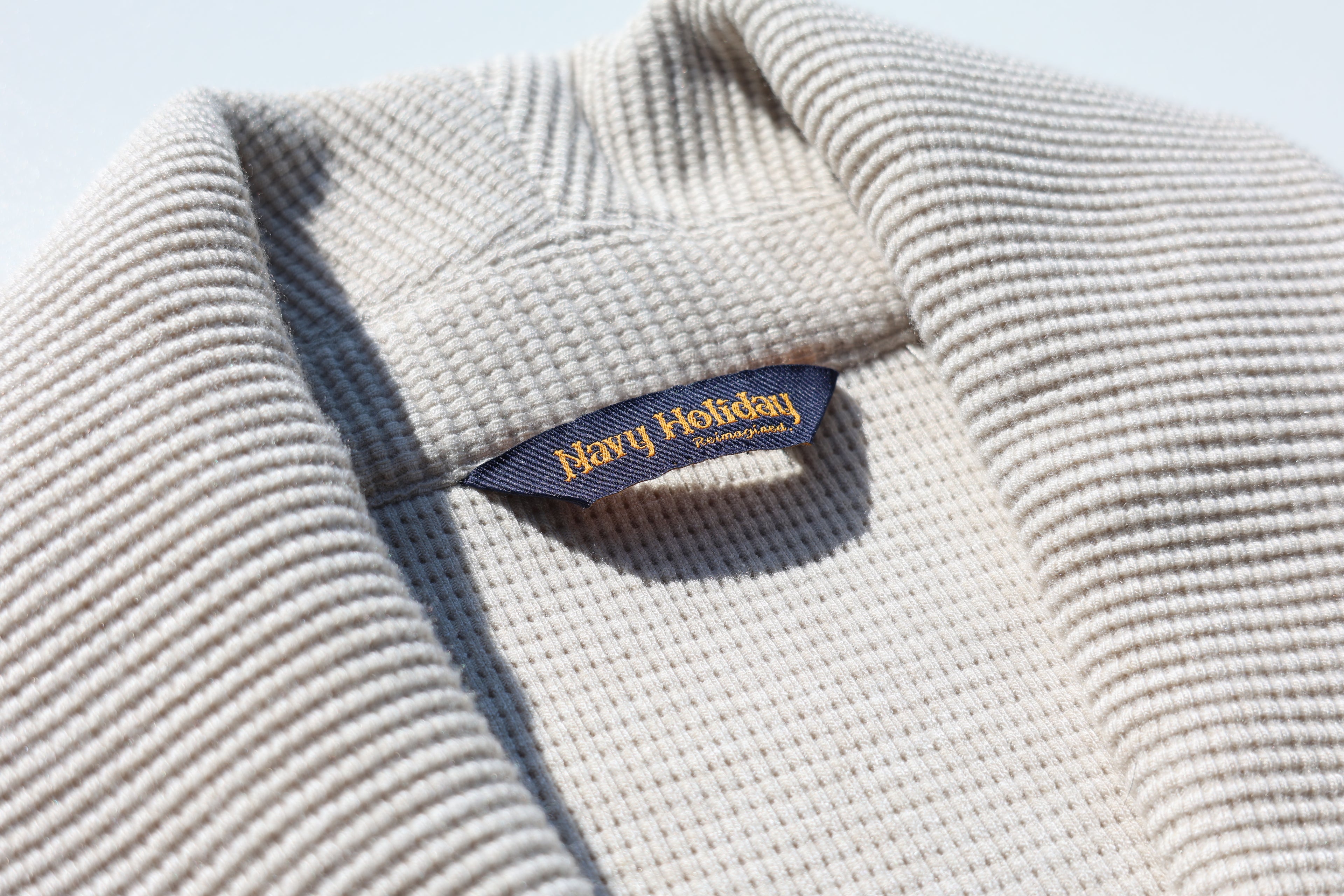 Shawl Collar Jacket Beige