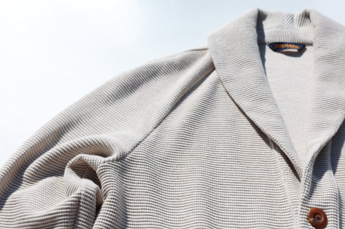 Shawl Collar Jacket Beige