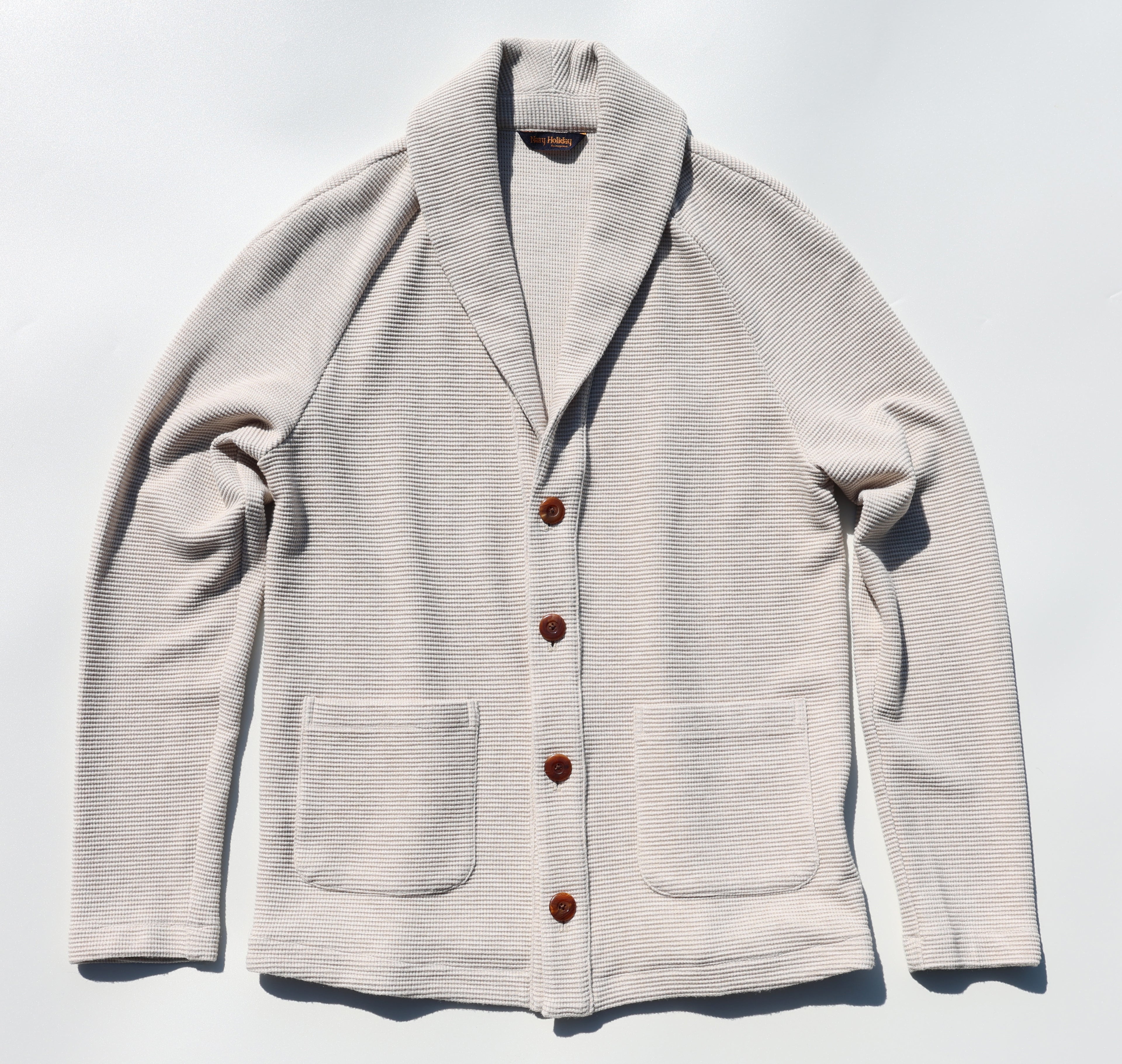 Shawl Collar Jacket Beige